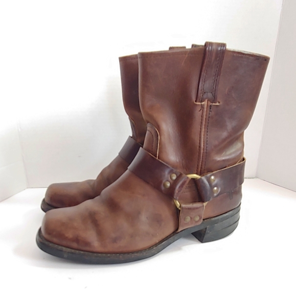 frye short harness boots